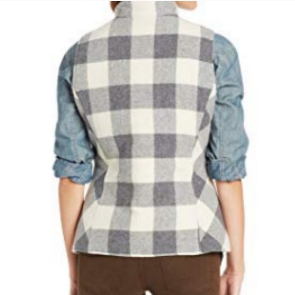 Pendleton Double Time Buffalo Check Vest Size Lar… - image 3